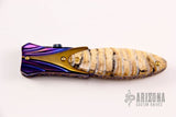 Damascus and Mammoth Tooth Linerlock
